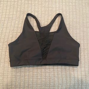 SOUL sport bra in black with mesh